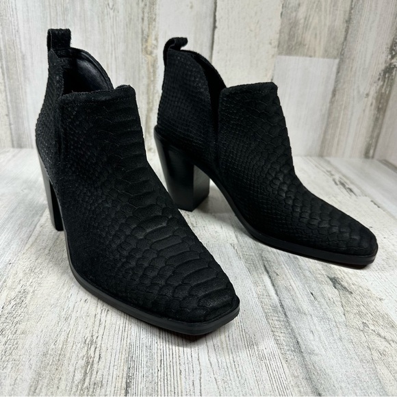 NEW Jeffrey Campbell Women's Rosee Square Toe High Heel Booties #922 - Picture 9 of 12